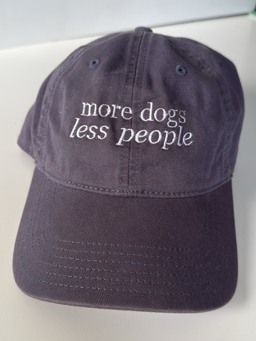 More Dogs Less People Dog Lover Cap